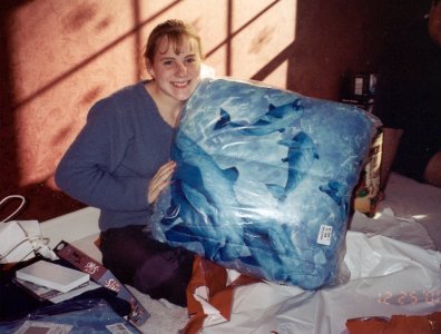 A Christmas quilt