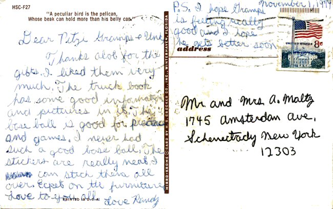 Russell and Randy's Postal Cards