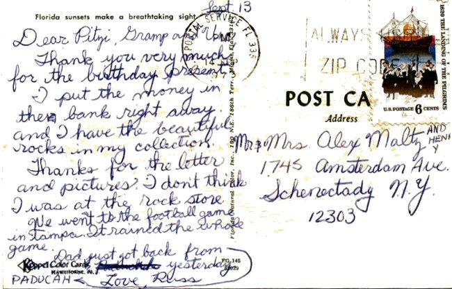Russell's Postal Cards