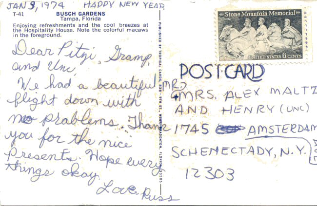 Russell and Randy's Postal Cards