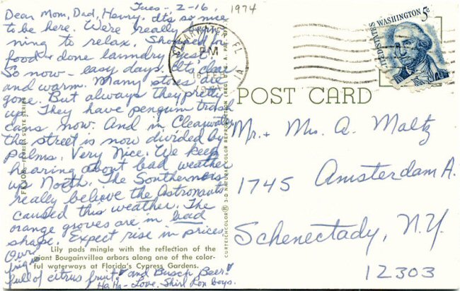 Shirley's Postal Cards