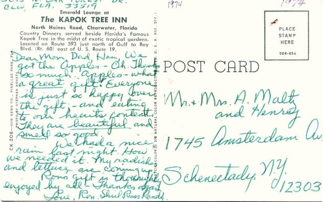 Russell and Randy's Postal Cards