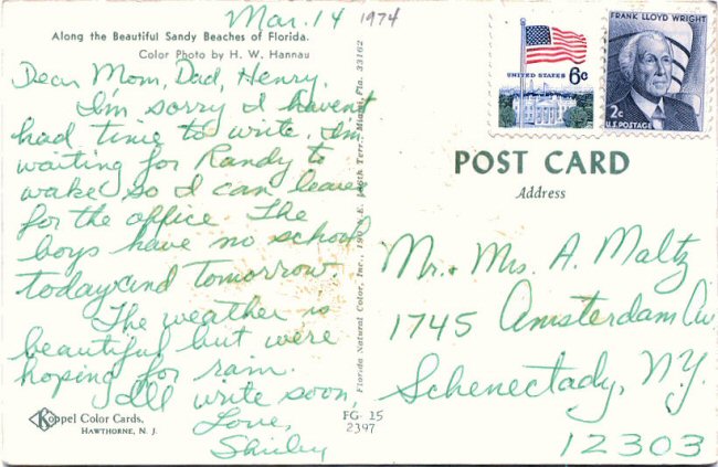 Russell and Randy's Postal Cards