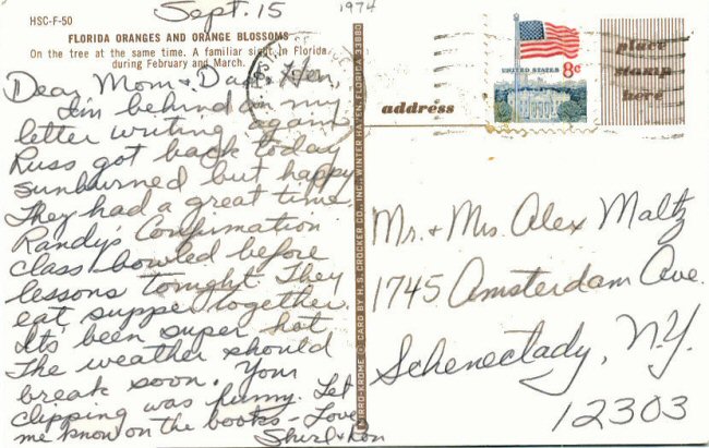 Russell and Randy's Postal Cards
